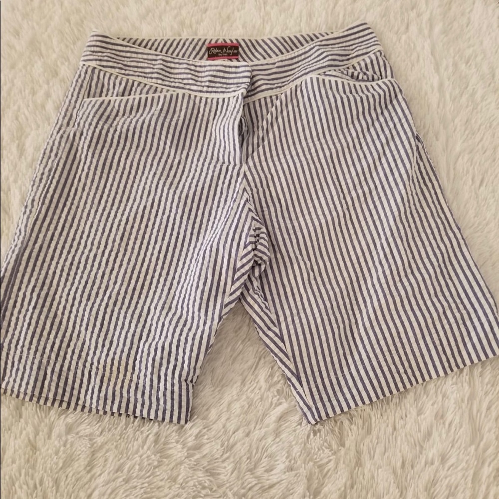 Seersucker Bermuda Shorts